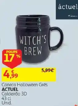 Auchan Caneca Halloween Grés promoção
