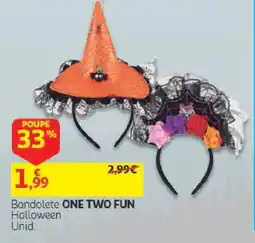 Auchan Bandolete one two fun halloween promoção