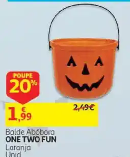 Auchan Balde Abóbora One Two Fun promoção