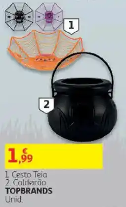 Auchan Cesto Teia Caldeirão Topbrands promoção