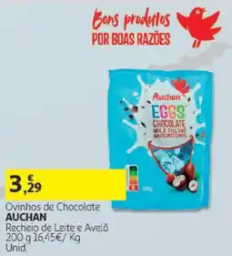 Auchan Ovinhos de Chocolate Auchan promoção