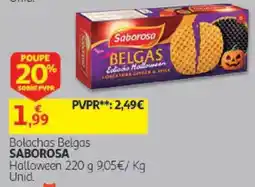 Auchan Bolachas Belgas Saborosa Halloween promoção