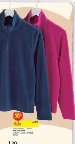 Auchan Sweat Polar c/ Fecho Inextenso promoção