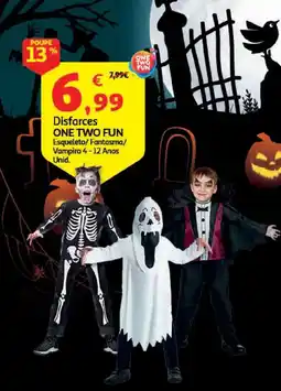 Auchan Disfarces one two fun promoção