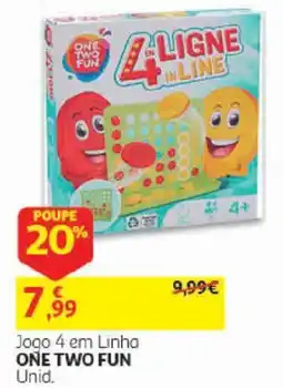 Auchan Jogo 4 em Linha ONE TWO FUN promoção