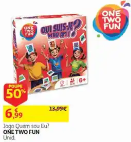 Auchan Jogo Quem sou Eu? ONE TWO FUN promoção