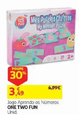 Auchan Jogo Aprendo os Números ONE TWO FUN promoção