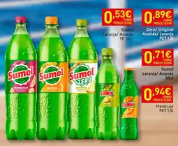 Recheio Sumol Laranja/ Ananás promoção