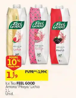 Auchan Ice Tea FEEL GOOD Amora/ Pitaya/ Lichia promoção