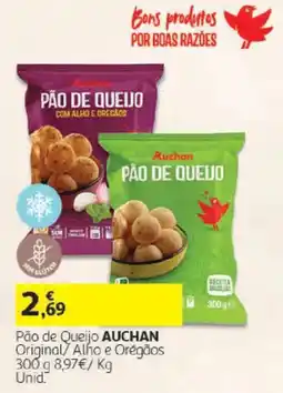 Auchan Pão de Queijo Auchan Original/ Alho e Orégãos promoção