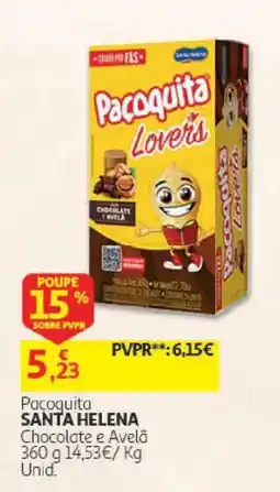 Auchan Pacoquita santa helena chocolate e avelã promoção