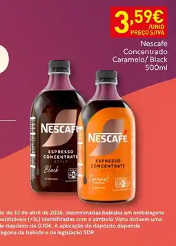 Recheio Nescafé concentrado caramelo/black promoção