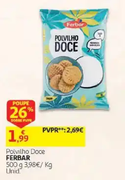 Auchan Polvilho Doce Ferbar promoção