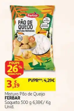 Auchan Mistura Pão de Queijo Ferbar promoção