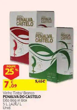 Auchan Vinho Tinto/ Branco Penalva do Castelo promoção