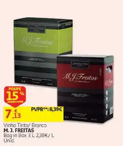 Auchan Vinho Tinto/ Branco M. J. Freitas promoção