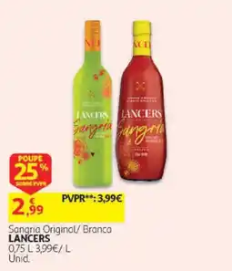Auchan Sangria Original/ Branca Lancers promoção
