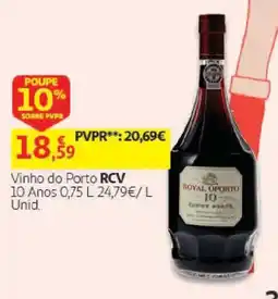 Auchan Royal Oporto Vinho do Porto RCV promoção