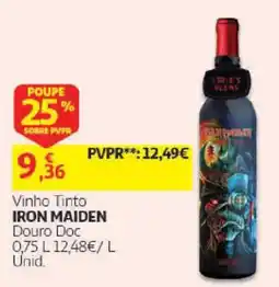 Auchan vinho tinto iron maiden promoção