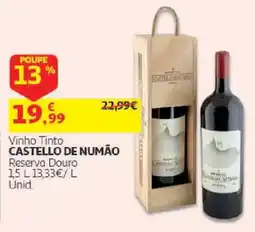 Auchan Vinho Tinto Castello de Numão promoção