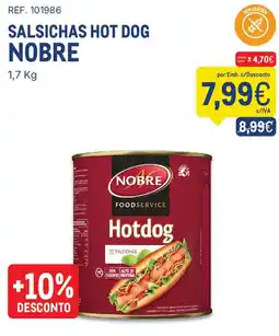Makro Salsichas hot dog nobre promoção