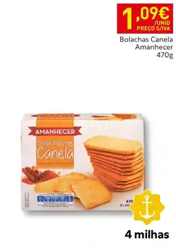 Recheio Bolachas Canela Amanhecer promoção