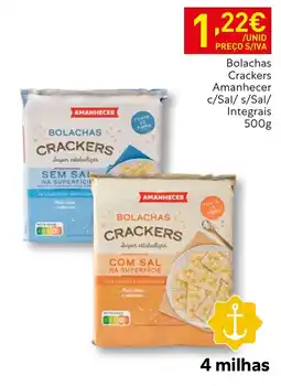 Recheio Bolachas crackers amanhecer promoção