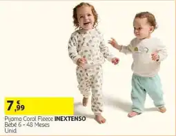 Auchan Pijama Coral Fleece Inextenso promoção