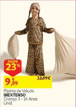Auchan Pijama de Veludo Inextenso promoção