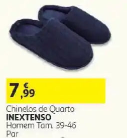 Auchan Chinelos de quarto inextenso promoção