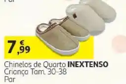 Auchan Chinelos de quarto inextenso promoção