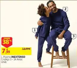 Auchan Pijama inextenso promoção