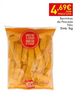 Recheio Varitas de pescada nós promoção