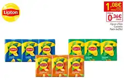 Recheio Lipton Água c/Gás Castello promoção