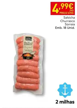 Recheio Salsicha de churrasco original sorraia promoção
