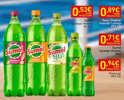 Recheio Sumol Laranja/Ananás promoção