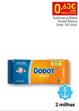 Recheio Toalhitas p/Bebe Dodot Basico promoção