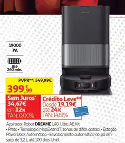 Auchan Aspirador Robot DREAME L40 Ultra AE Kit promoção