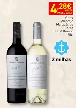 Recheio Vinho Alentejo Marquês de Borba promoção