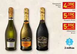Recheio Perlino espumante asti promoção
