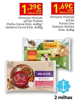 Recheio Alimento Húmido p/Cão Friskies Molho Carne promoção