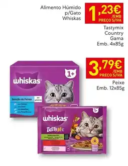 Recheio Alimento Húmido p/Gato Whiskas Tastymix Country Gama promoção