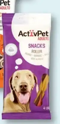 Recheio ActivPet Adulto Snacks Roller promoção