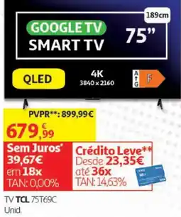 Auchan Google tv smart tv promoção