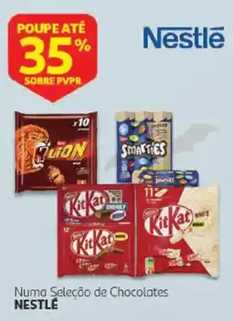 Auchan Nestlé numa seleção de chocolates promoção