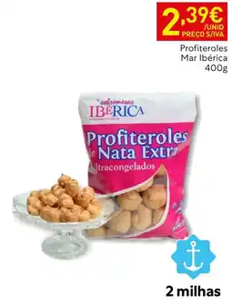 Recheio Profiteroles mar ibérica promoção