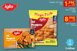 Recheio Nuggets de frango iglo promoção