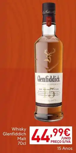 Recheio Whisky Glenfiddich Malt promoção