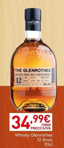 Recheio Whisky Glenrothes 12 Anos promoção