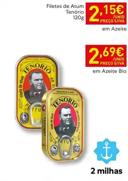 Recheio Filetes de atum tenório promoção